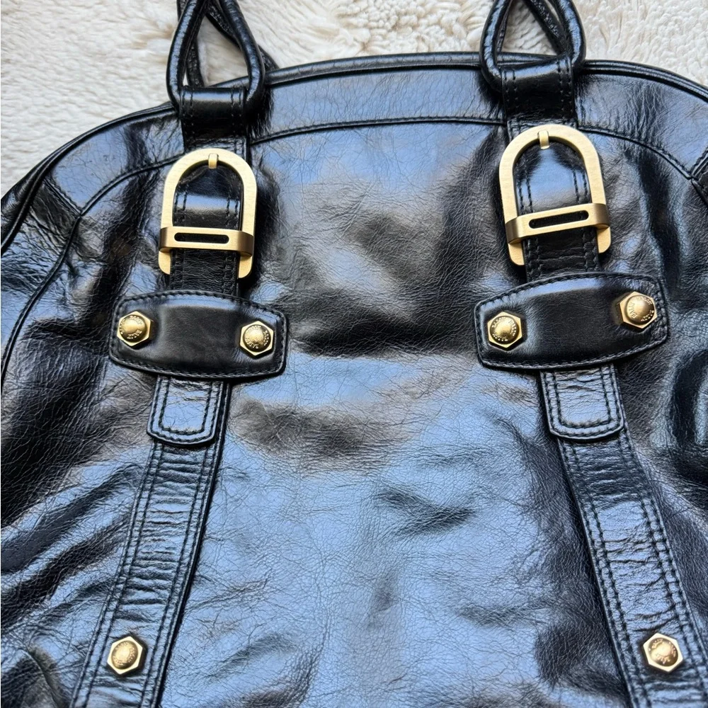 Bally Oversize Tamara 
Elegant Black Leather EUC Big Mama of Bags - Picture 12 of 12